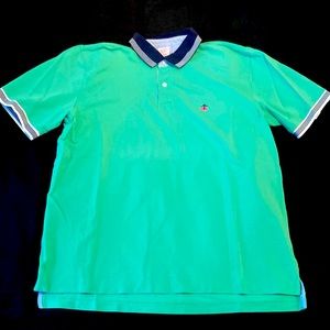 Brooks Brothers Light Green Short-Sleeve Polo Shirt - Sz L